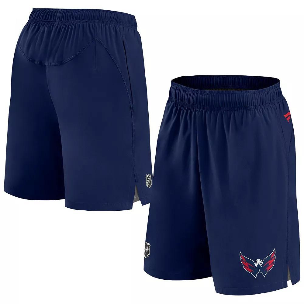 Men's Fanatics Branded Navy Washington Capitals Authentic Pro Rink Shorts, Size: Medium, Blue Product Image