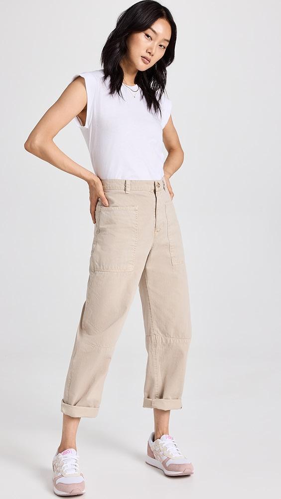 THE GREAT. The Peak Shoulder Tee | Shopbop Product Image