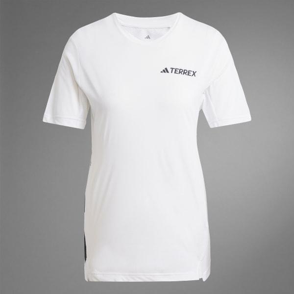 adidas Terrex Xperior Climacool+ Tee White 2XS Womens Product Image