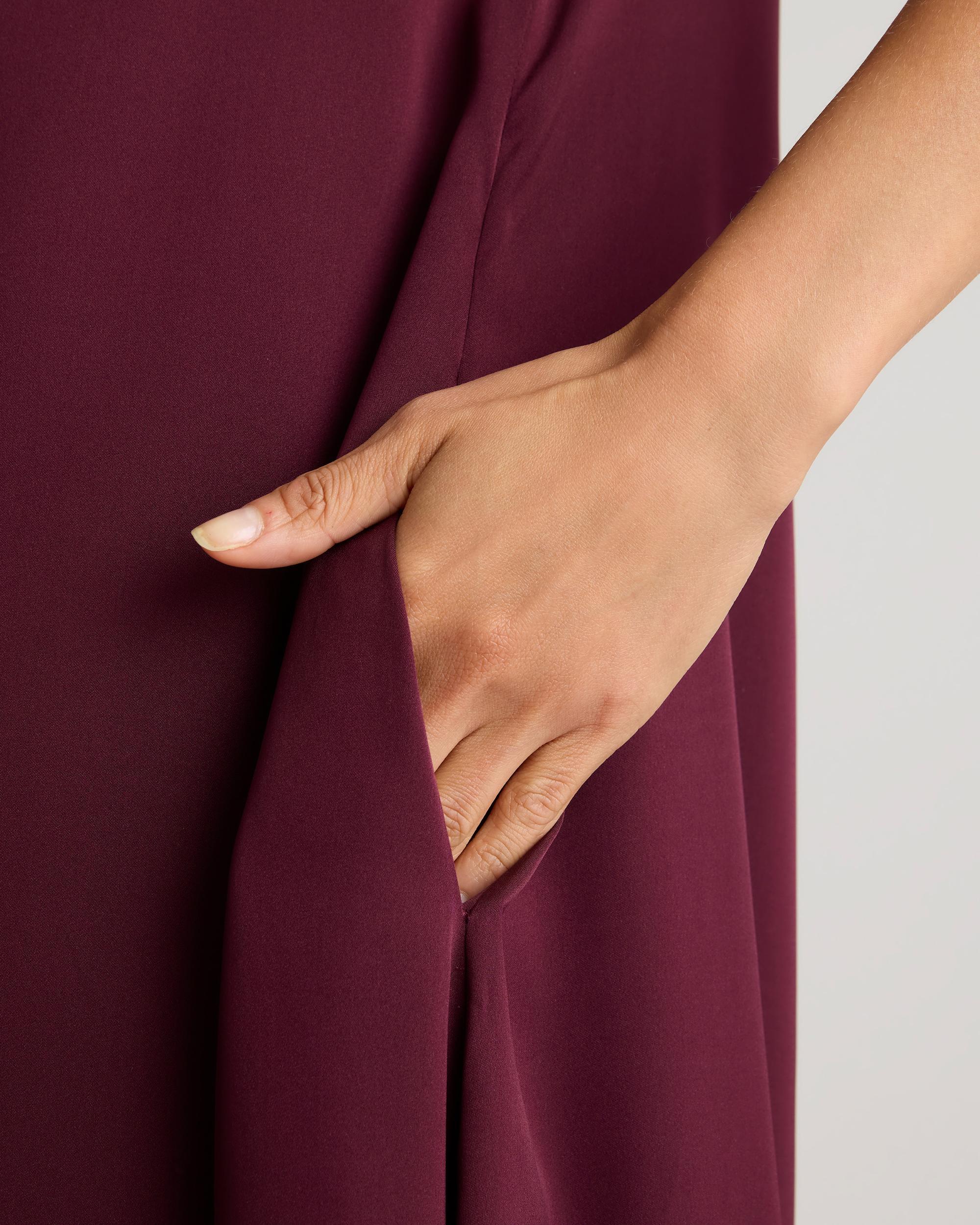 Quince | Women's Washable Stretch Silk Voluminous Maxi Dress Product Image