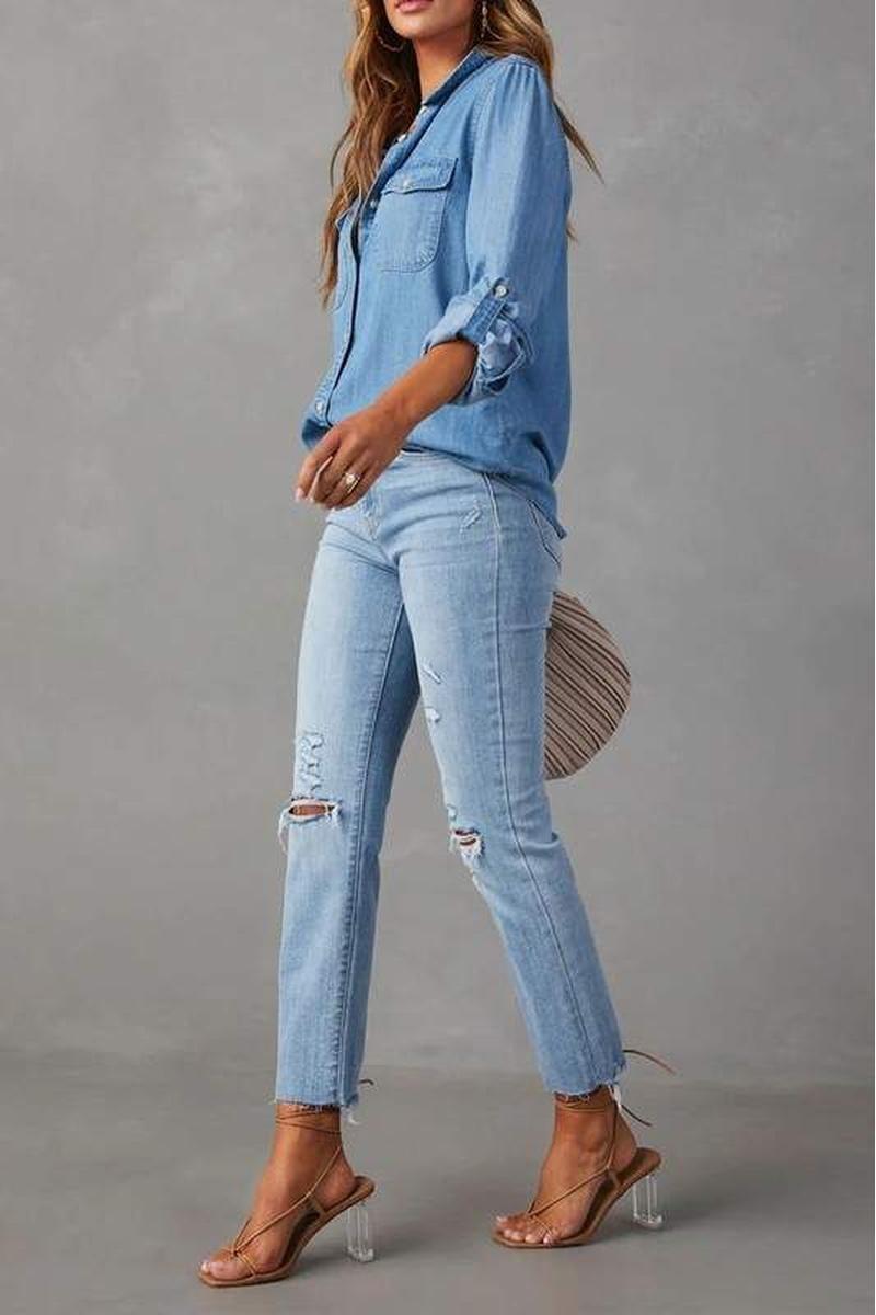 Chambray Button Down Product Image