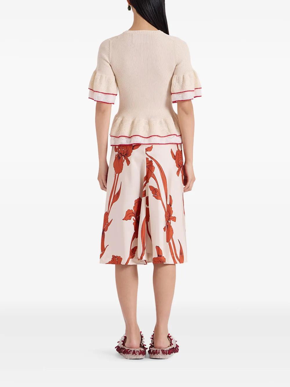 wrap-design skirt  Product Image