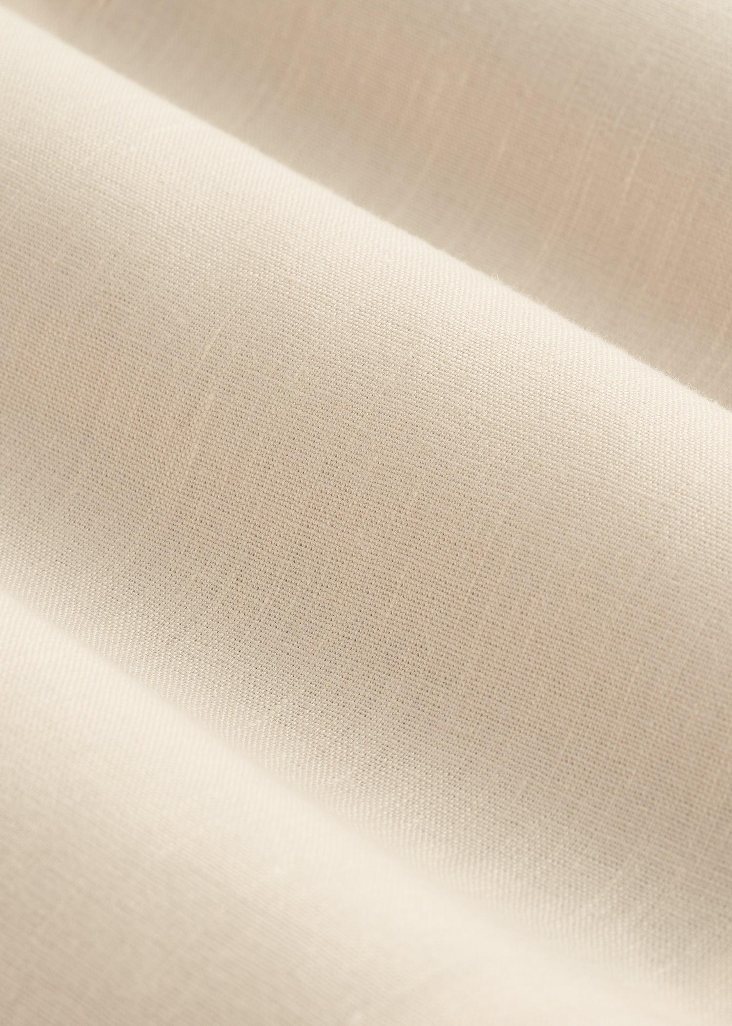 Stretch Linen Dress Pants for Tall Men in Light Beige Linen Male Product Image