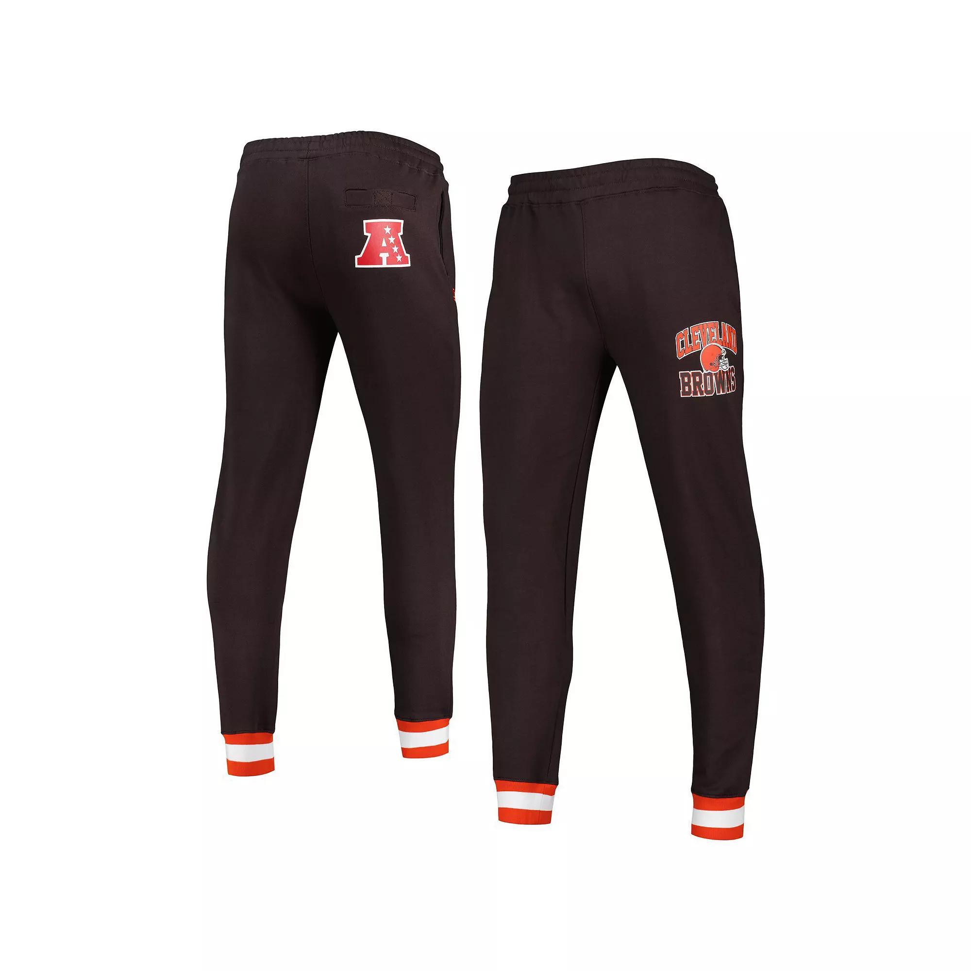 Men's Starter Brown Cleveland Browns Blitz Fleece Jogger Pants, Size: XL Product Image