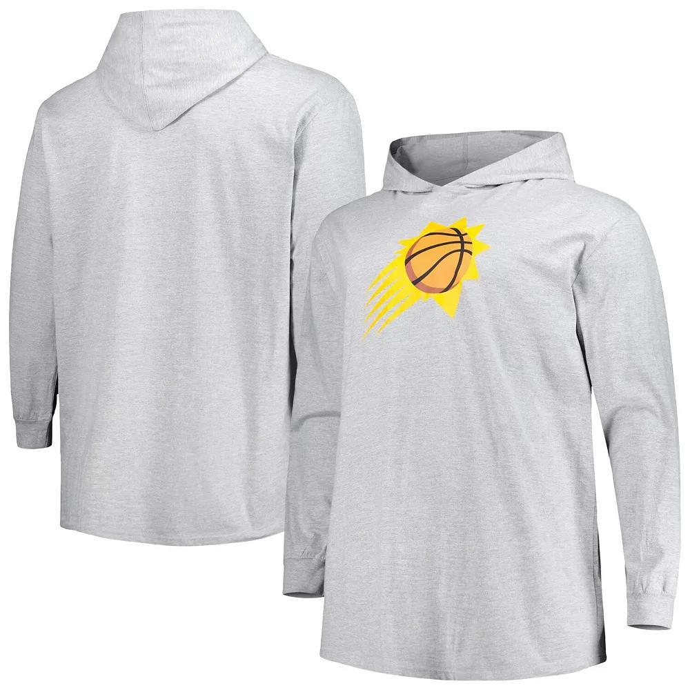 Men's Fanatics Branded Heather Gray Phoenix Suns Big & Tall Pullover Hoodie, Size: 3XLT, Phx Grey Product Image