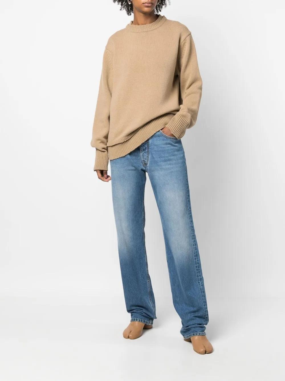 four-stitch straight-leg jeans Product Image