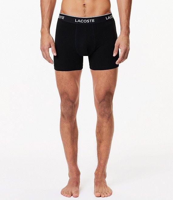 Lacoste Branded Waistband 5#double; Inseam Boxer Briefs 3-Pack Product Image