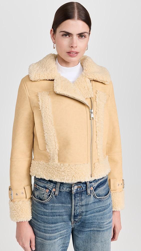 Apparis Jay Supple Sans Leather Bonded Coat | Shopbop Product Image