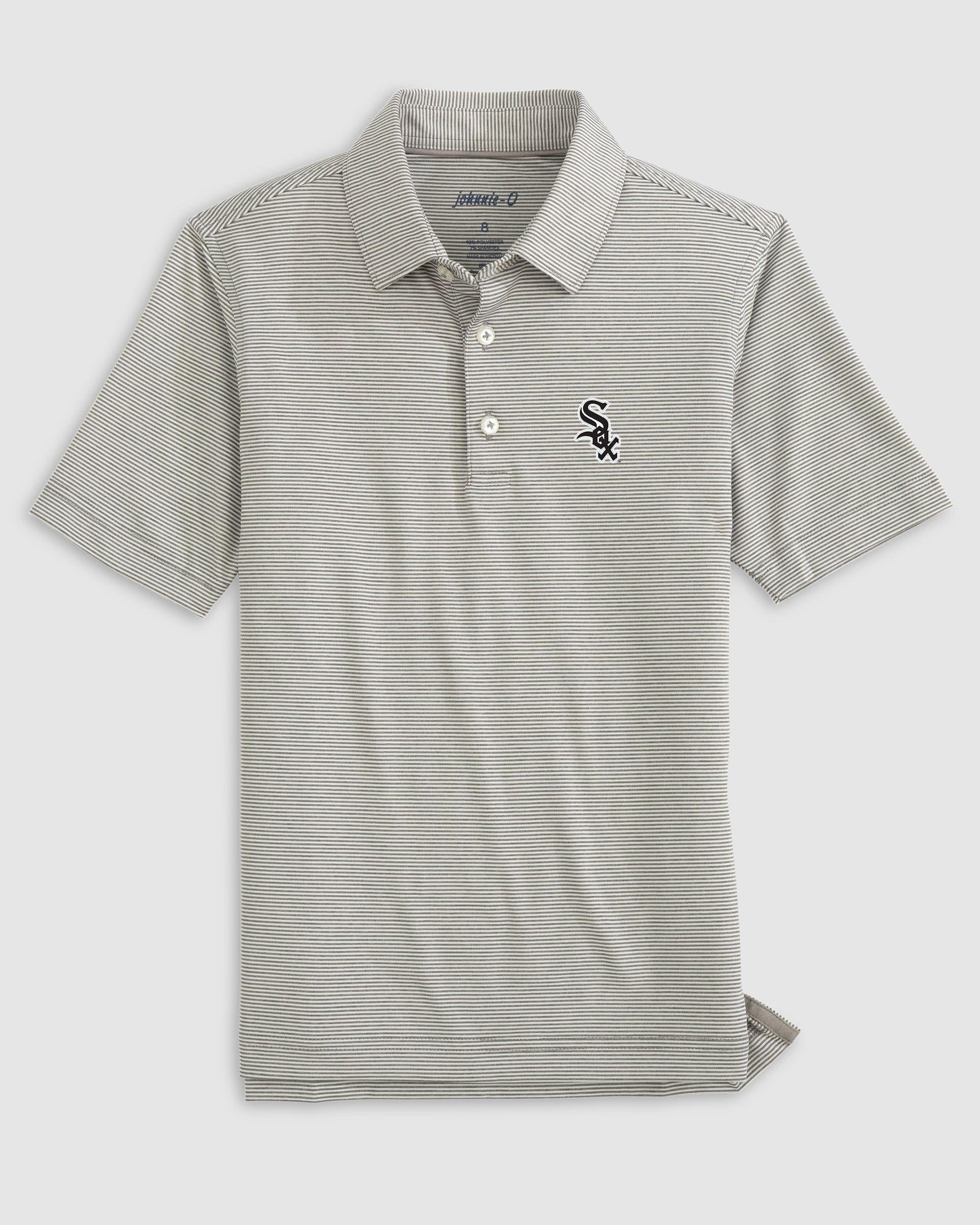 Miami of Ohio Lyndonn Jr. Striped Jersey Performance Polo Boys Product Image