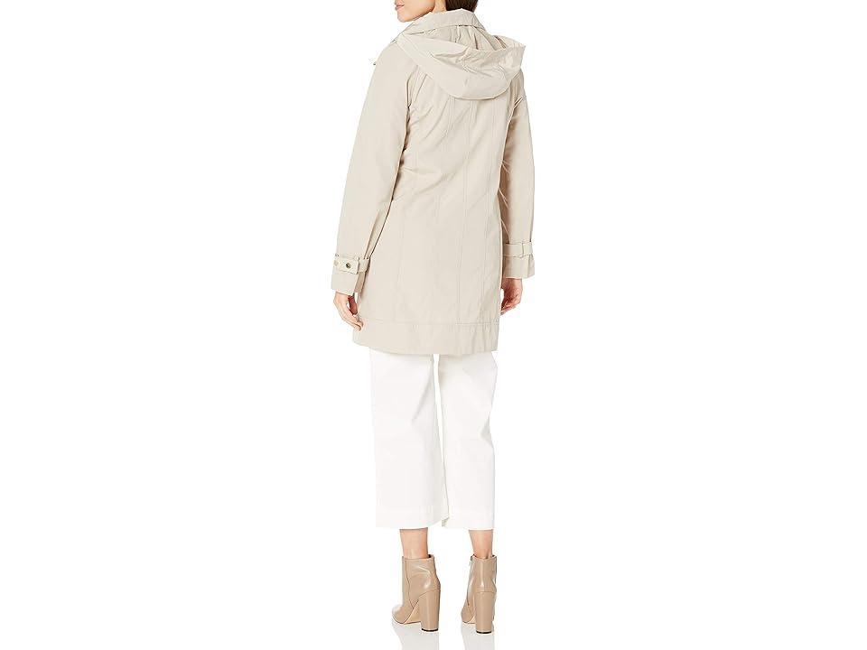 Calvin Klein Women's Long Packable Anorak Jacket (Buff) Women's Vest Product Image