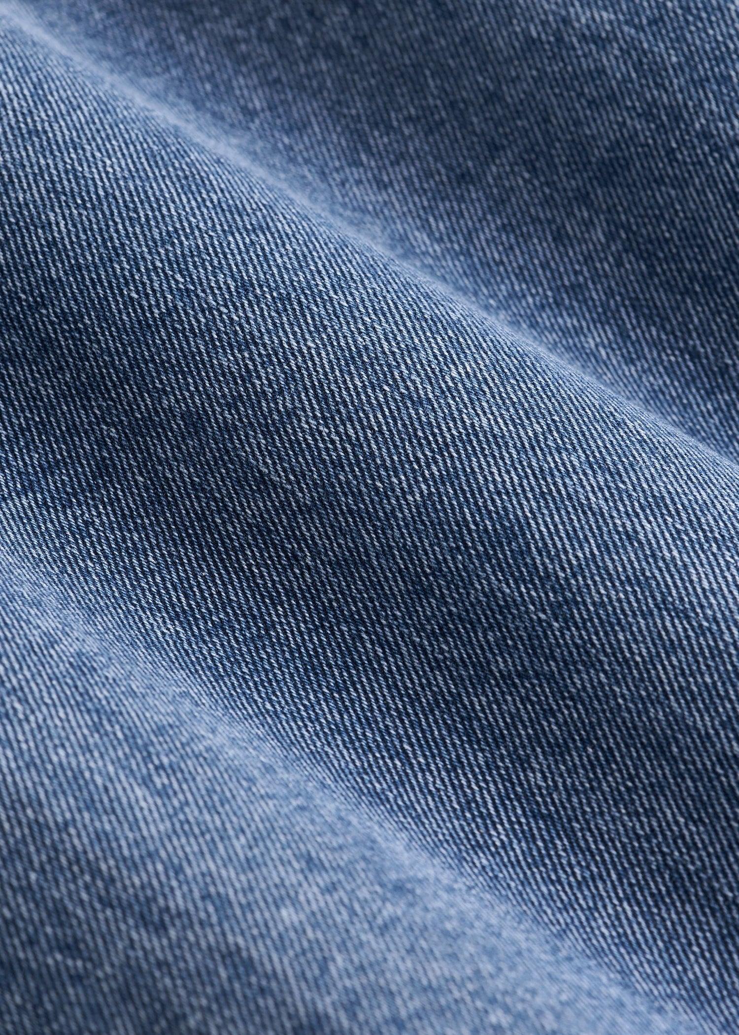 Denim Overalls for Tall Women in Malibu Blue Product Image