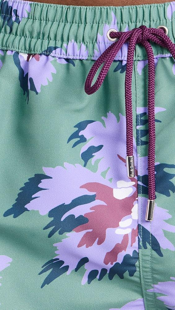 Paul Smith Palm Burst Swim Shorts 3.25" | Shopbop Product Image