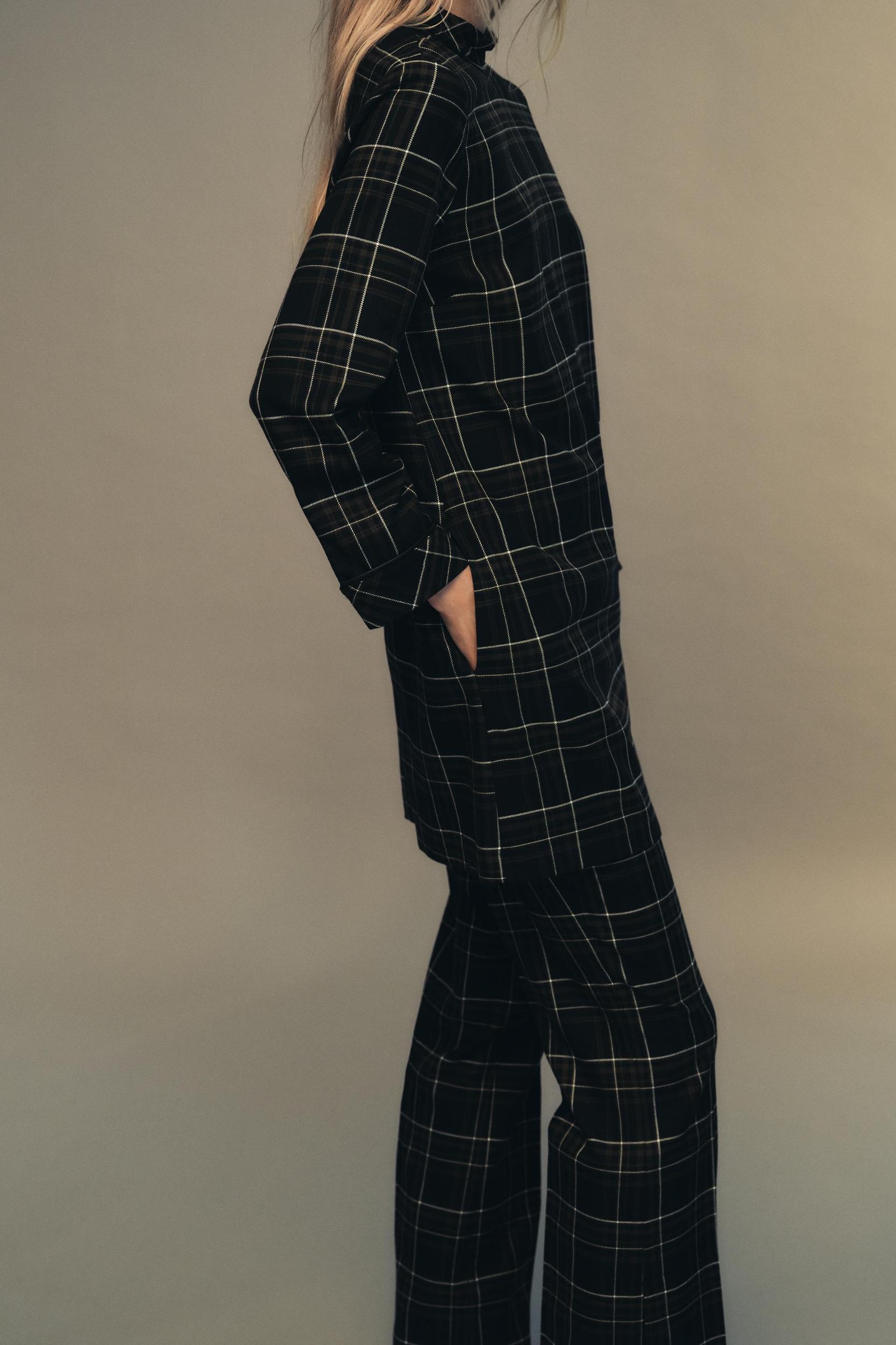 PLAID MINI DRESS Product Image