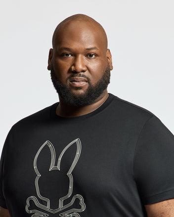 MENS BIG AND TALL MONARC FRONT BUNNY GRAPHIC TEE - B9U211E200 Male Product Image