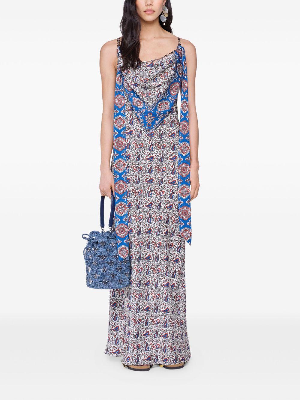 paisley-print maxi dress Product Image