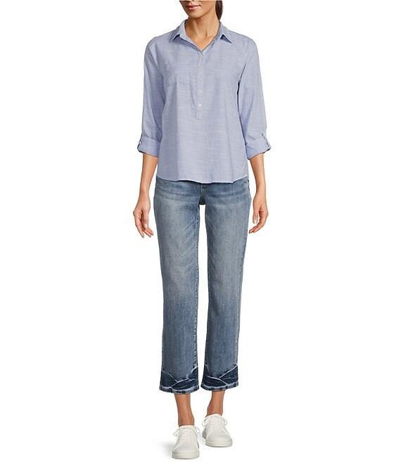 Aventura Devon Collared Long Sleeve Top Product Image