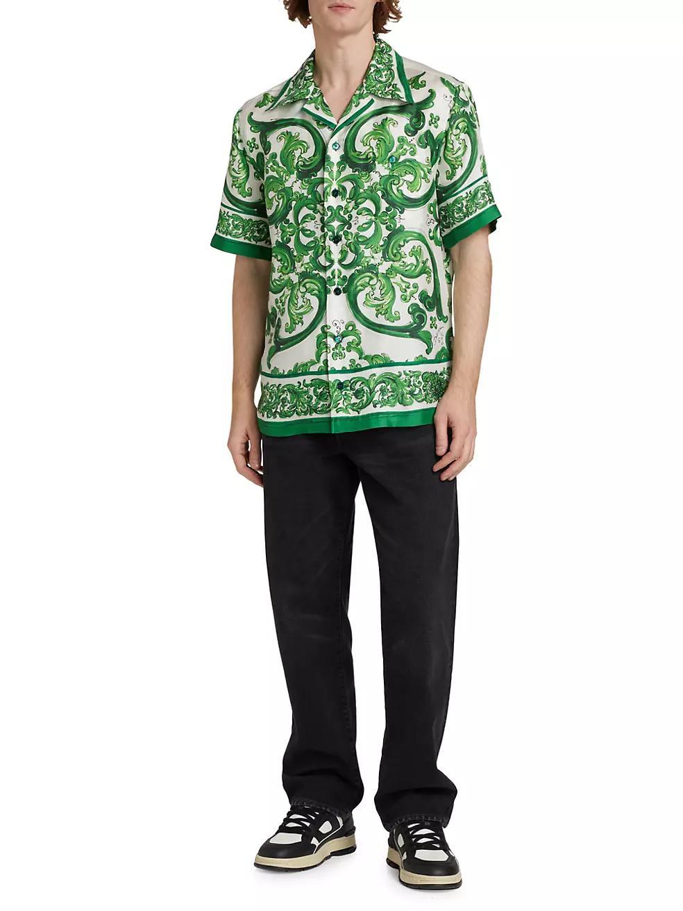 Majolica Silk Camp Shirt Product Image