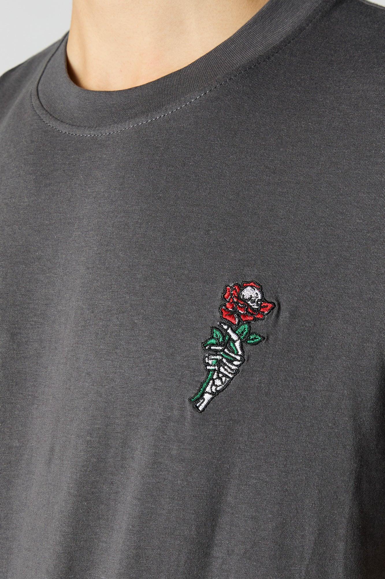 Embroidered T-Shirt Male Product Image