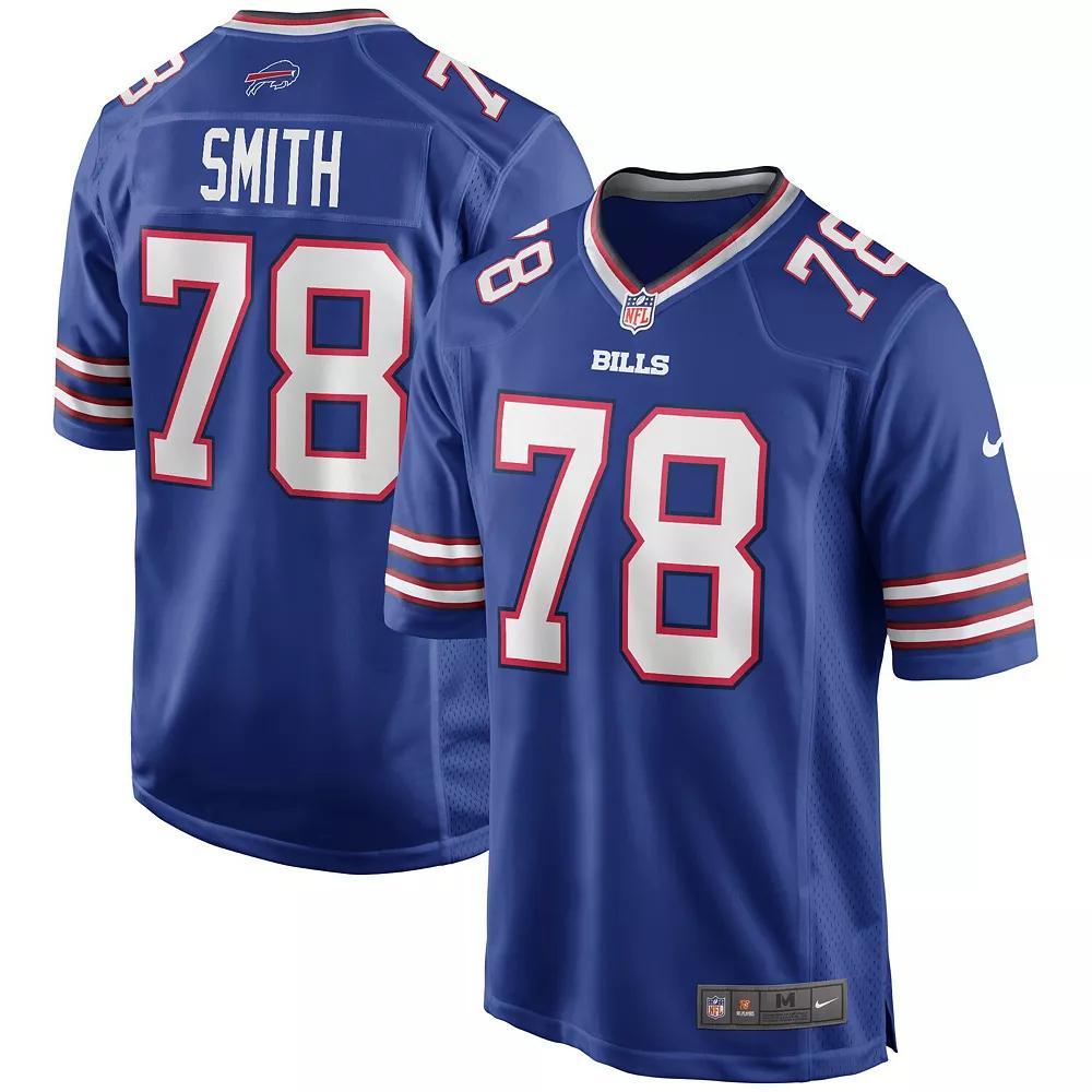 Men's Nike Jim Kelly Royal Buffalo Bills Game Retired Player Jersey, Size: Large, Blue Product Image
