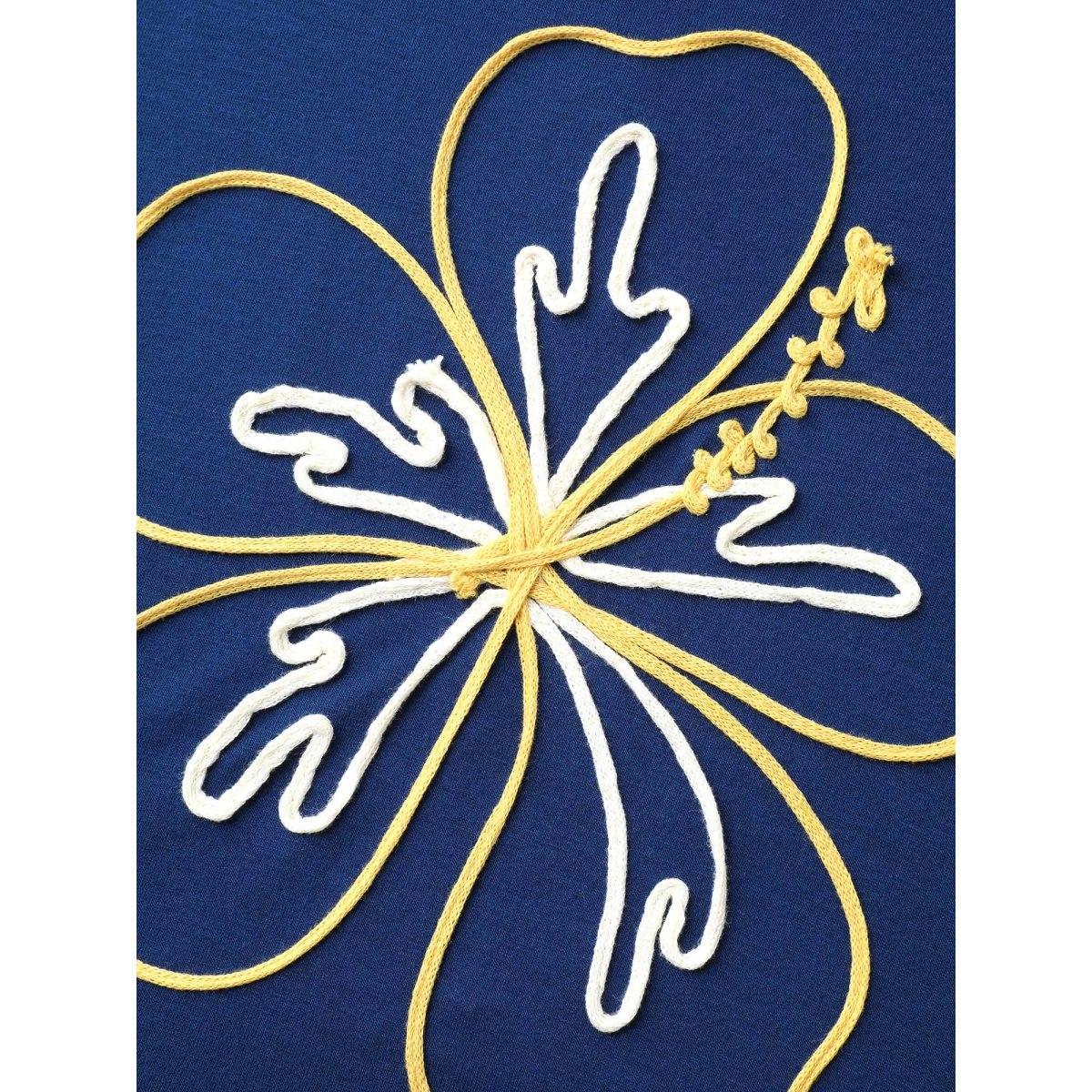 Plus Size Supersoft Cord Embroidered Drawstring Midi Dress DarkBlue Women Round Neck Short sleeve Curvy BloomChic 10/M Product Image