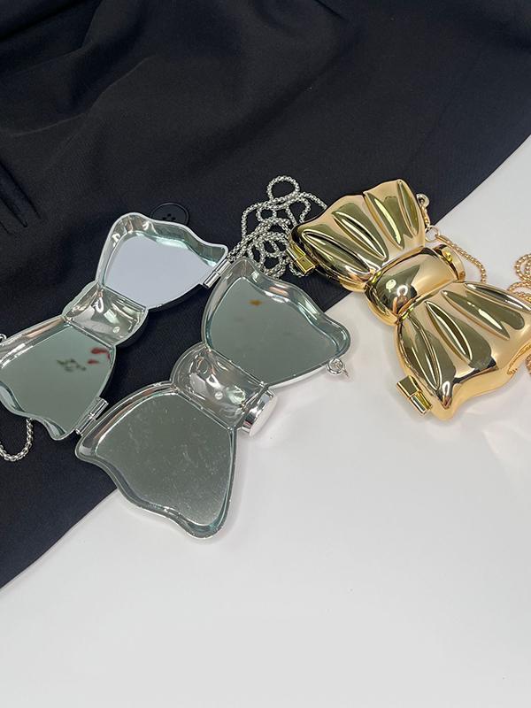 Chains Geometric Shiny Solid Color Bags Accessories Product Image
