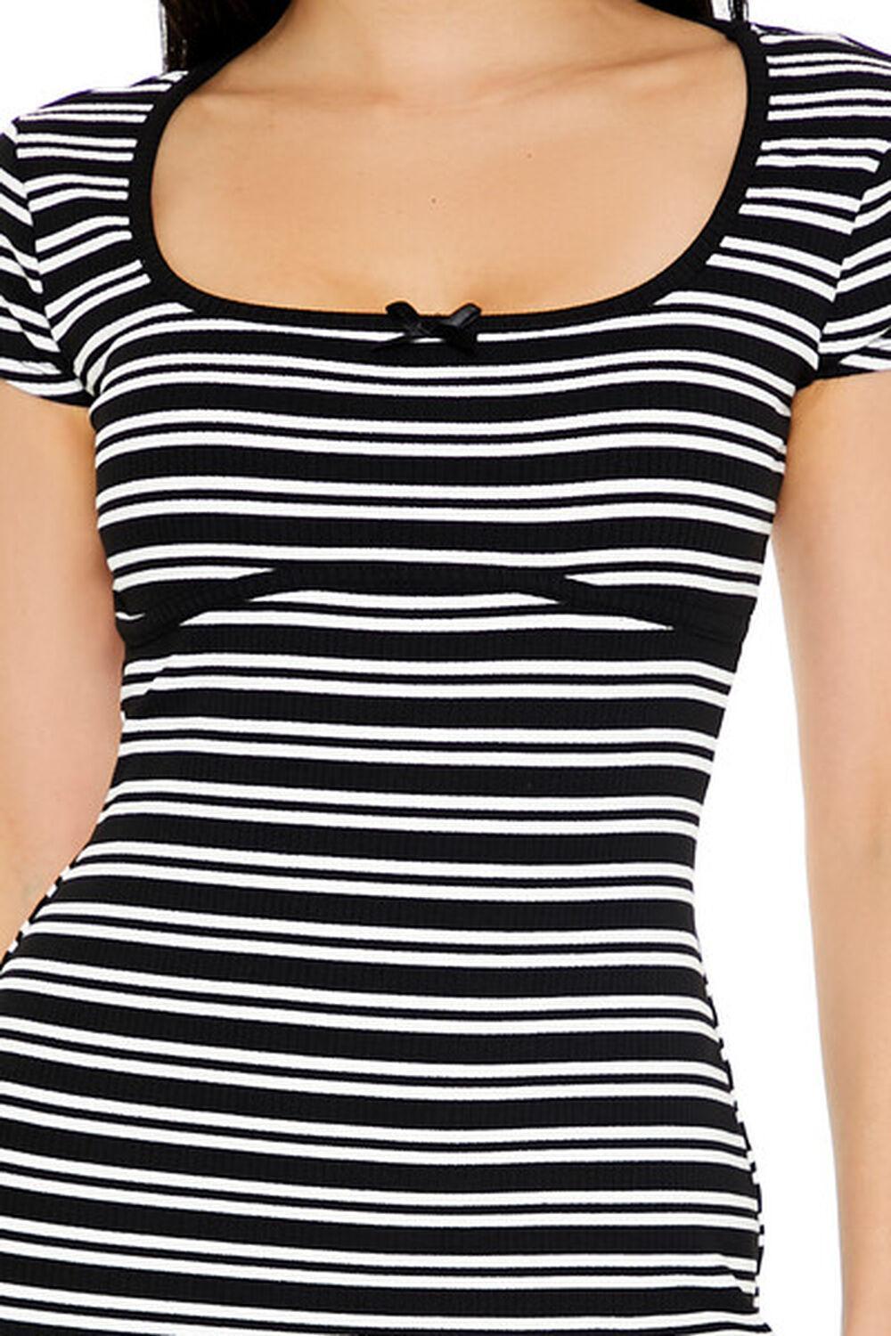 Striped Bow Midi Dress | Forever 21 Product Image