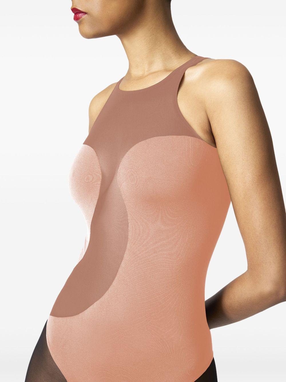 Satin Sheer bodysuit Product Image