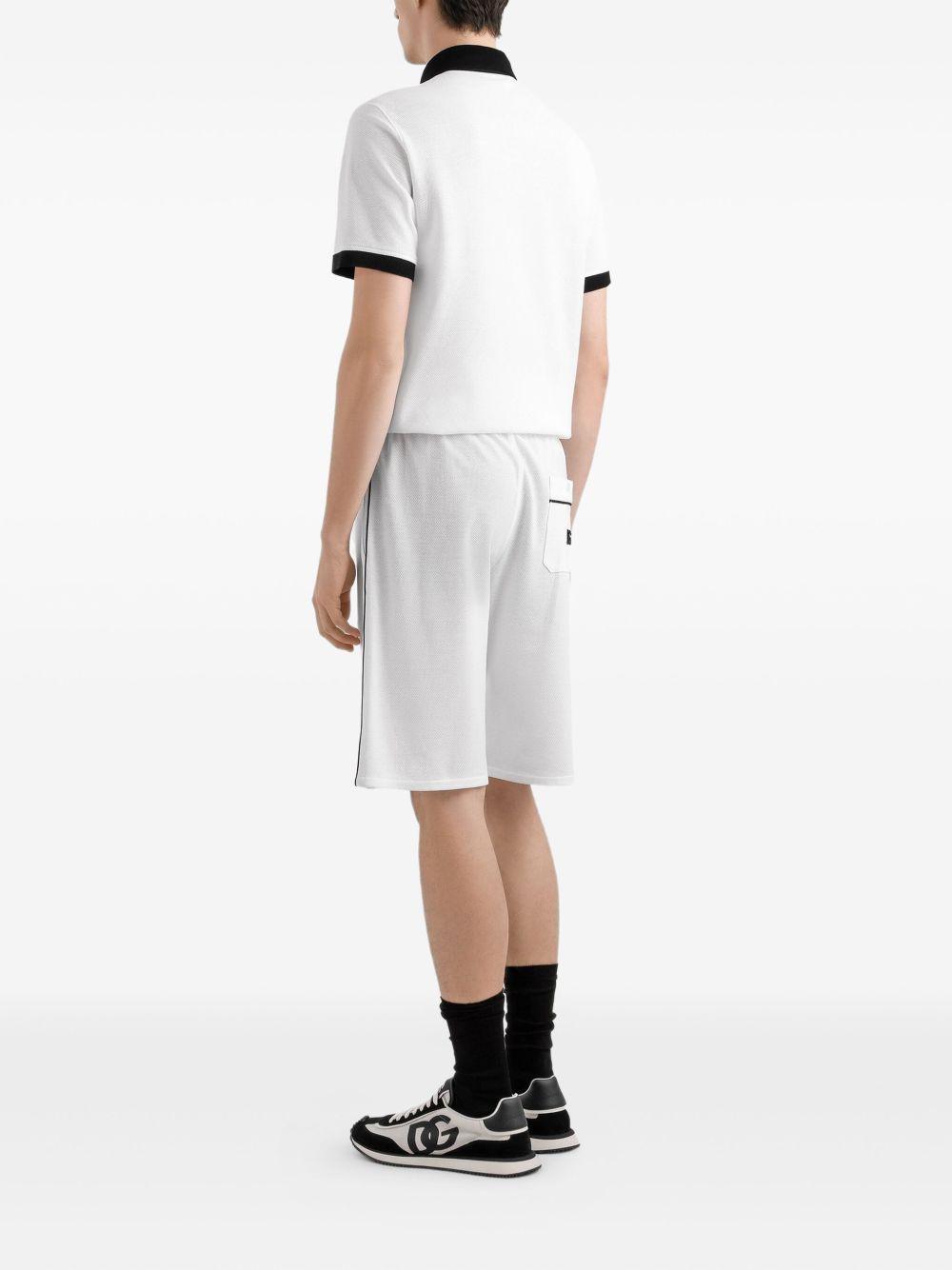 contrast-trim track shorts Product Image