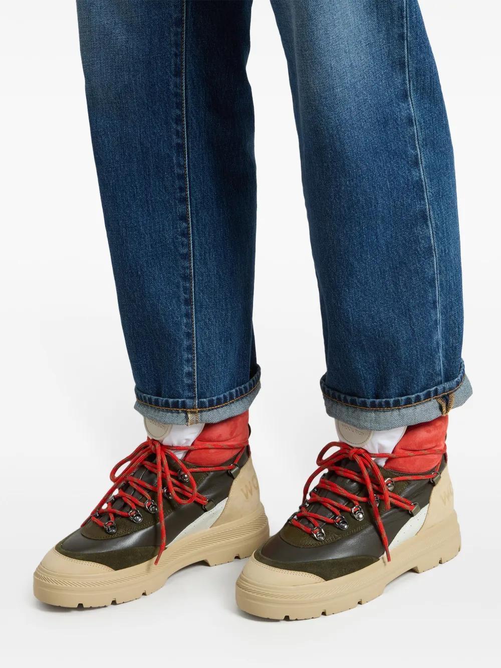logo-patch military boots Product Image
