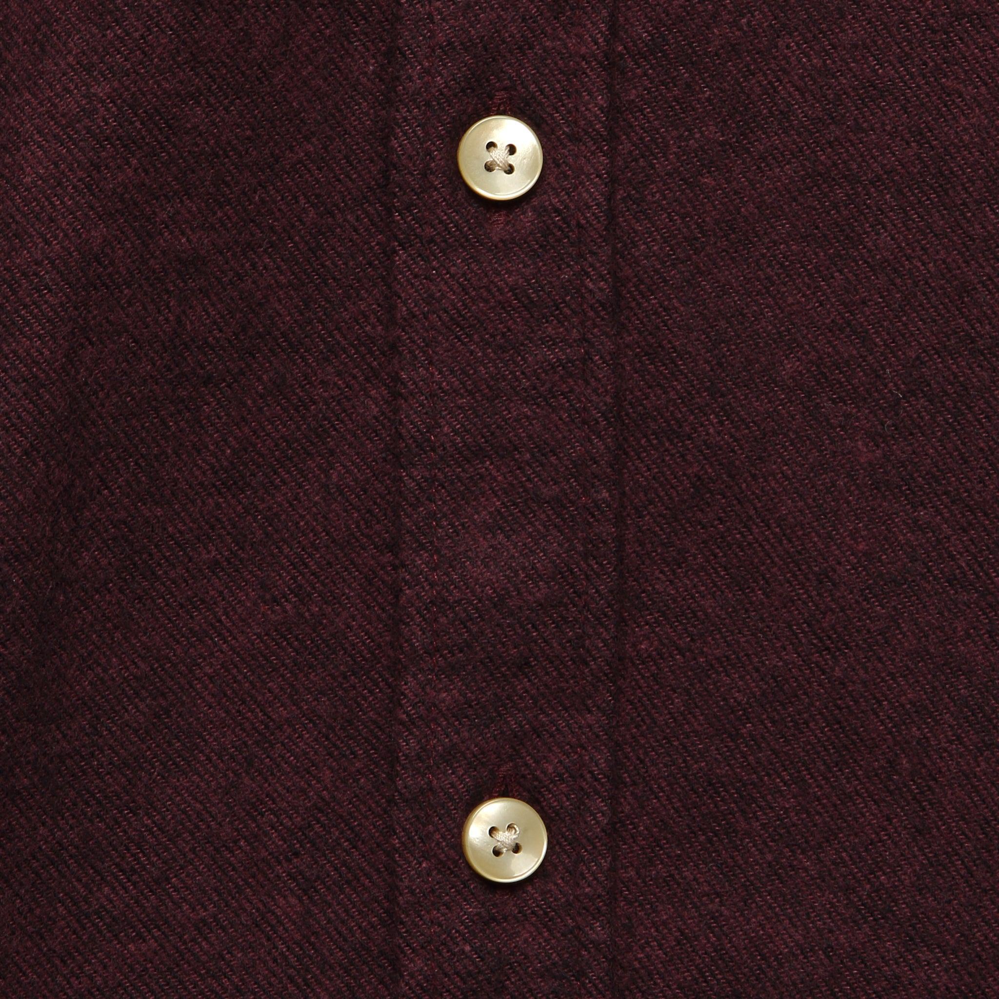 Flannel Teca Shirt - Bordeaux Product Image