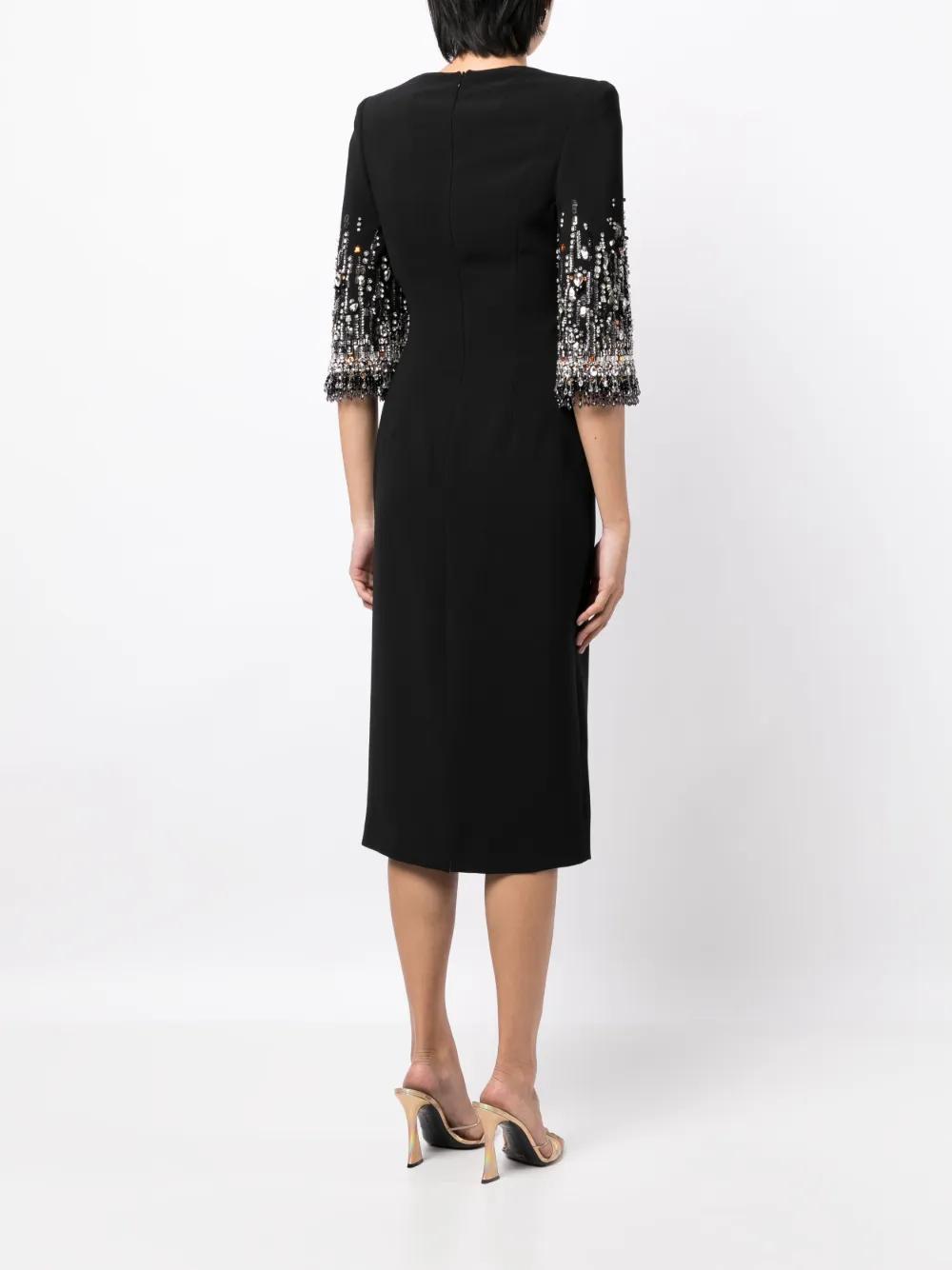 Bergman crystal-embellished midi dress Product Image