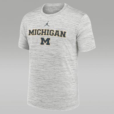 Men's Michigan Sideline Velocity Jordan Brand Dri-FIT College T-Shirt Product Image
