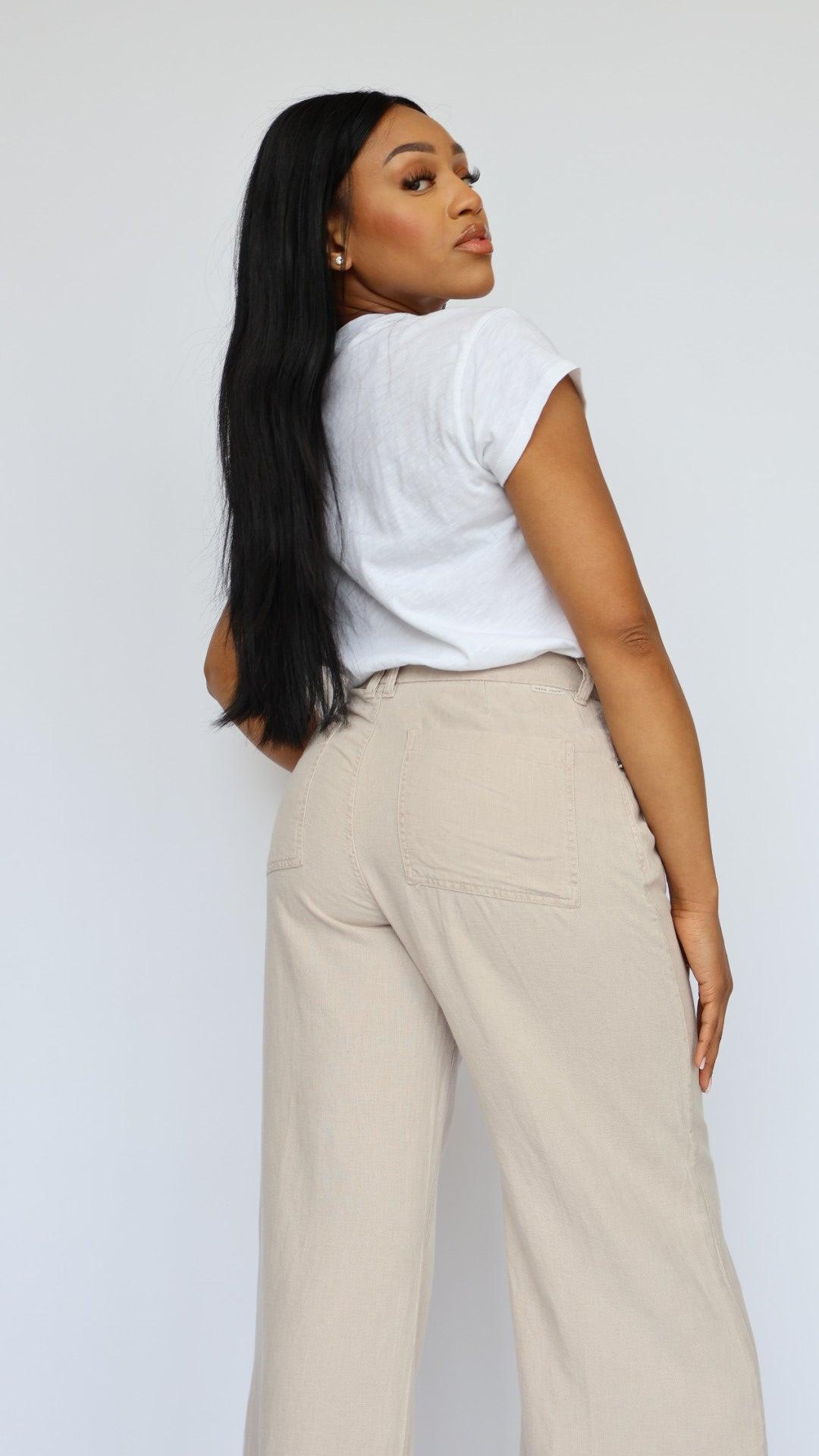Audrey Stone Linen Pant Product Image