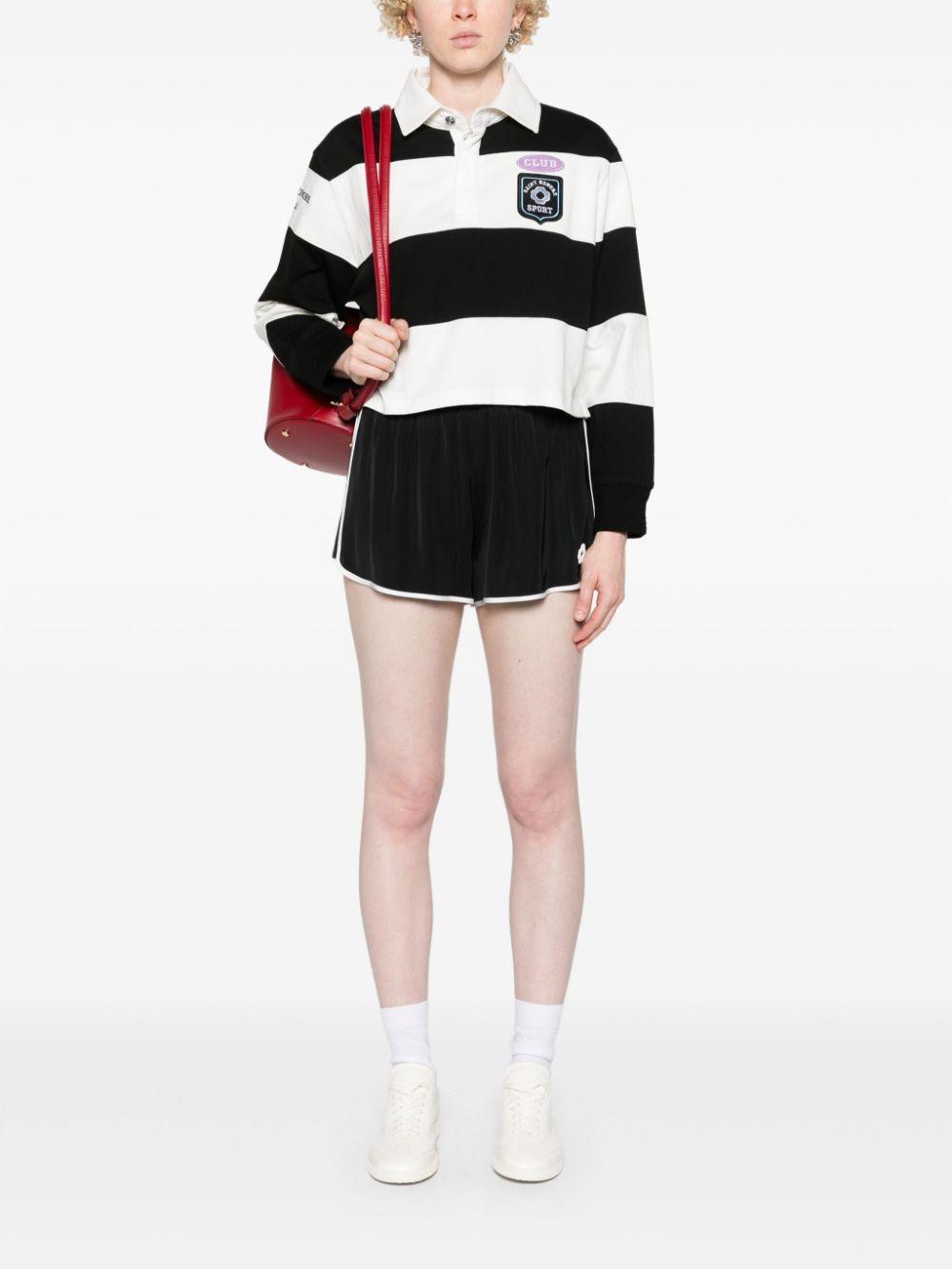 striped polo shirt Product Image