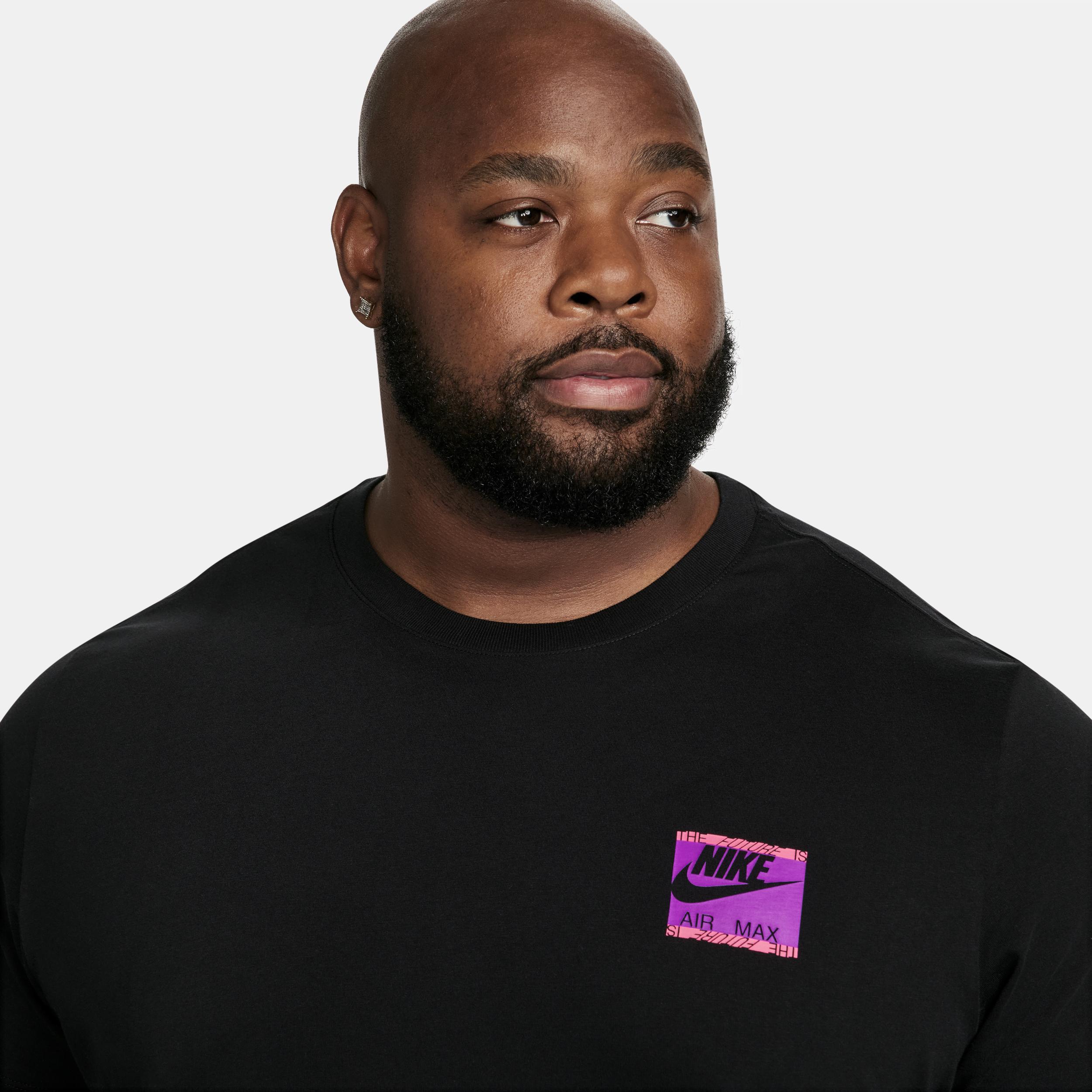 Nike Mens Nike NSW AM Day LBR Air T-Shirt - Mens Black Product Image