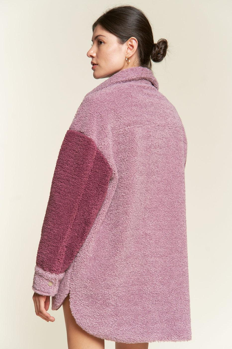 Colorblock Sherpa Jacket Product Image