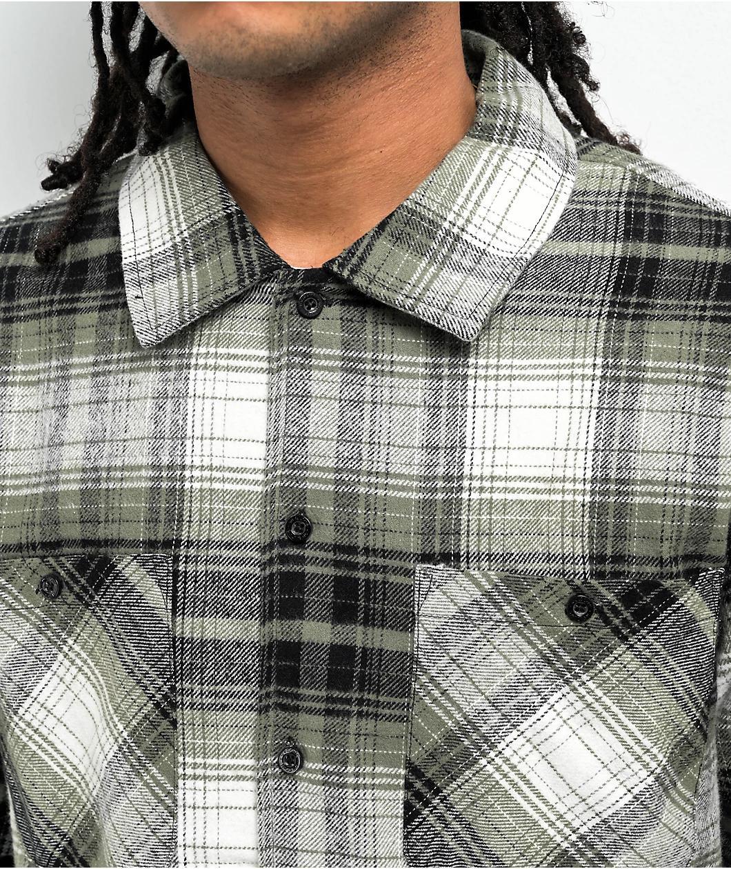 Welcome Lair Green 2fer Button Up Long Sleeve Shirt Product Image