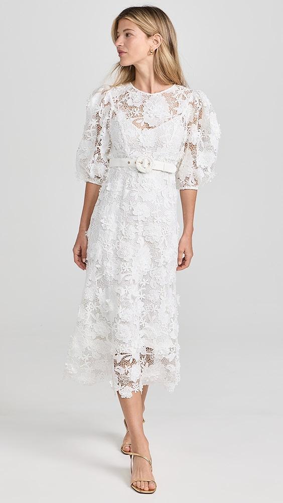 Zimmermann Halliday Lace Flower Dress | Shopbop Product Image