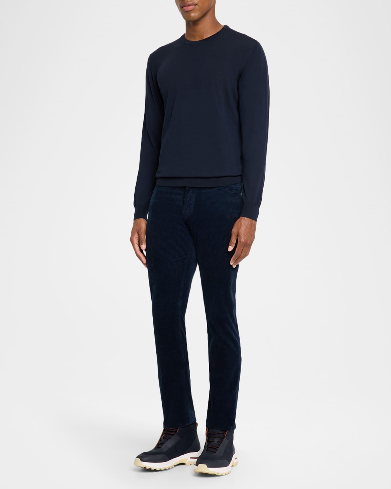 Men's Corduroy Straight Fit Five-Pocket Pants Product Image
