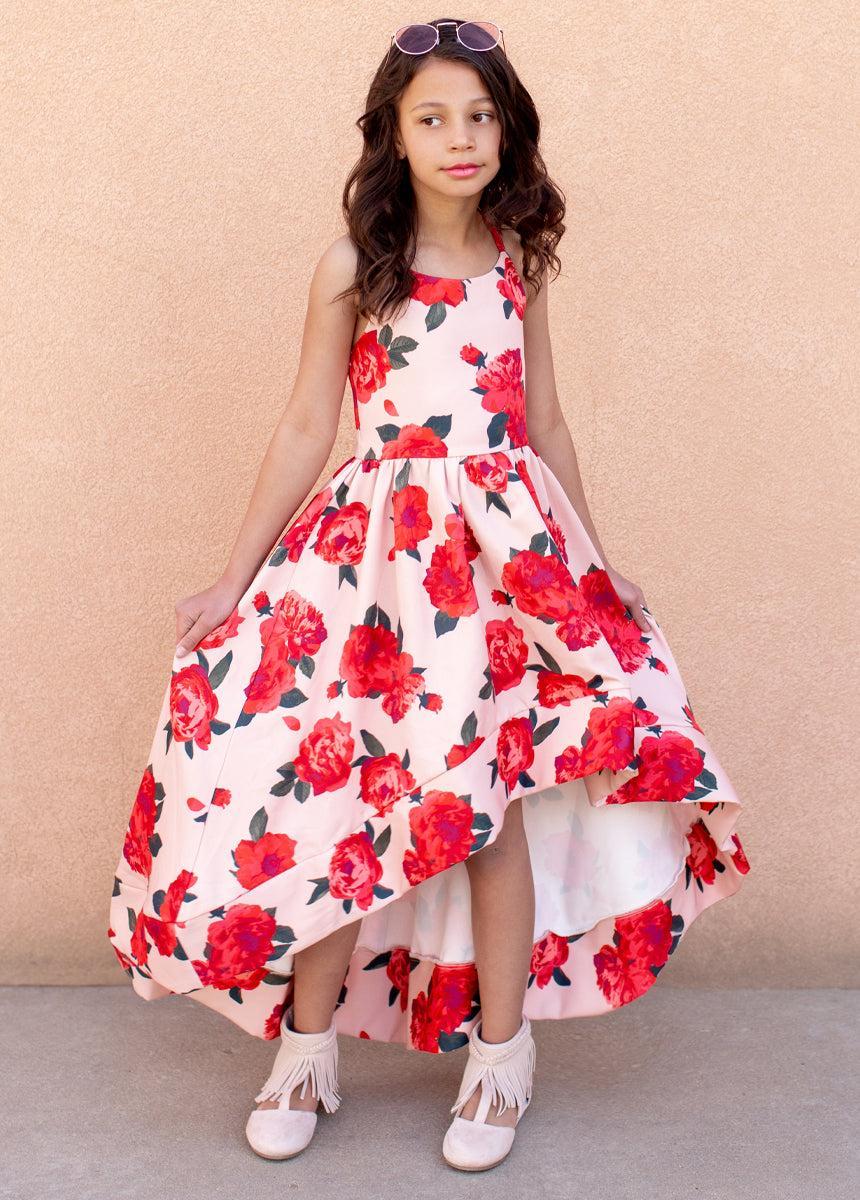 Pearl Dress in Shell Floral Girls Product Image