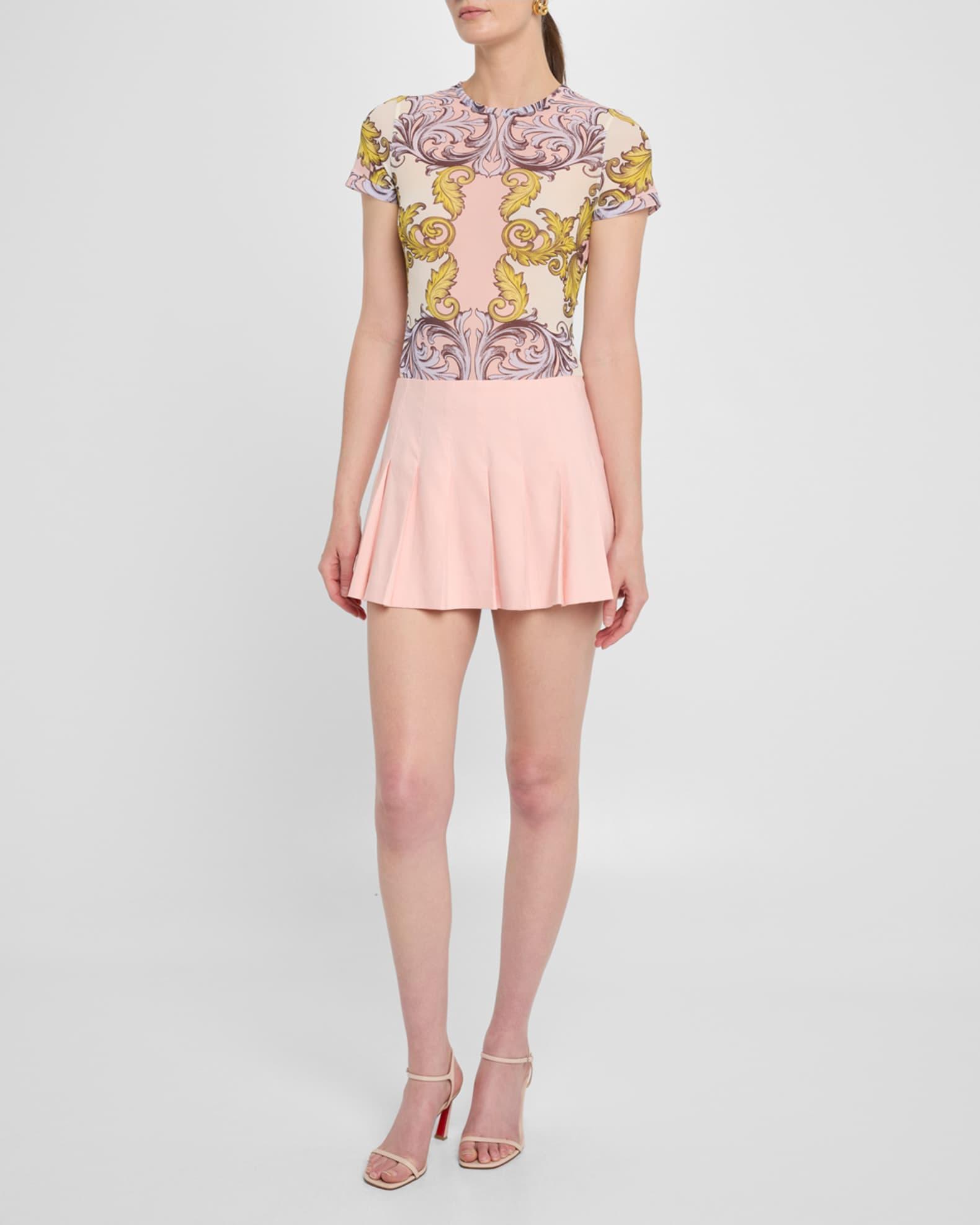 Carter Low-Rise Pleated Mini Skirt Product Image