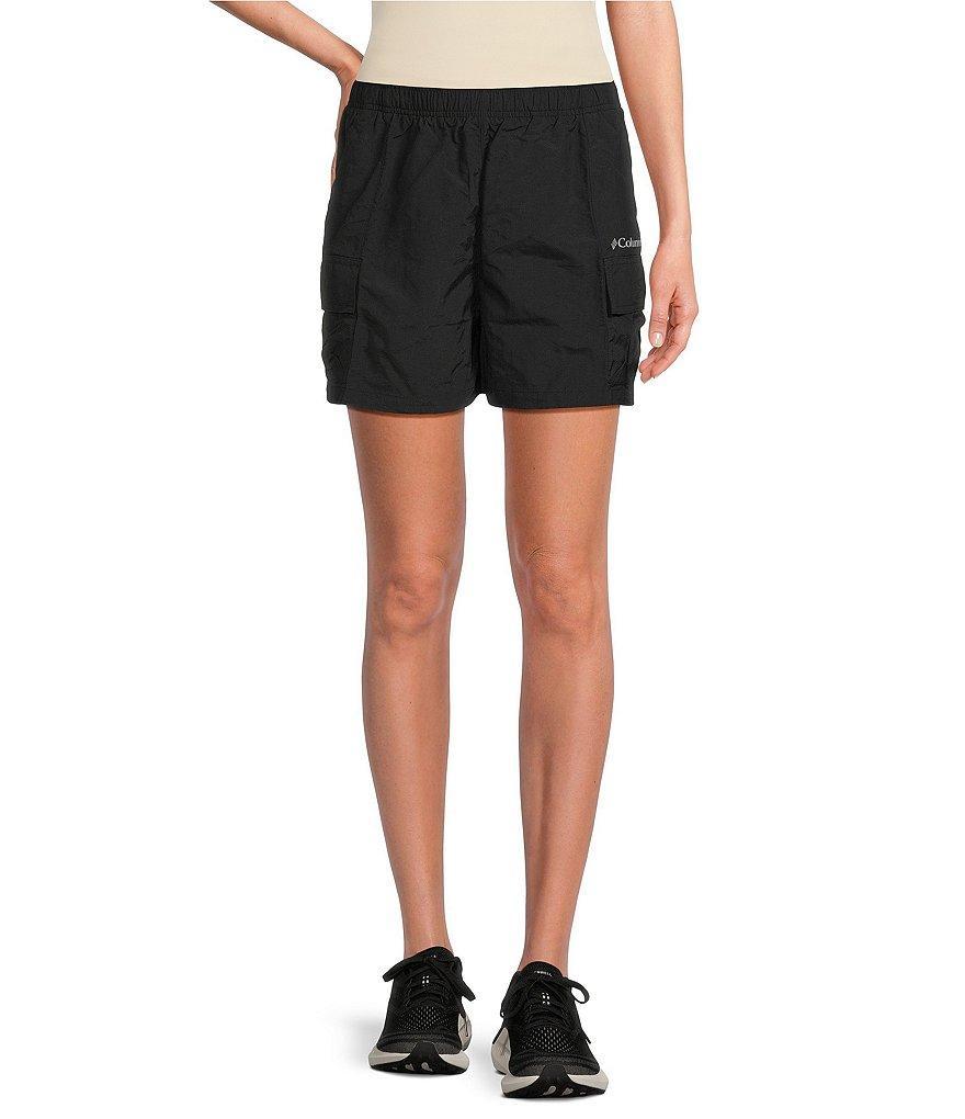 Columbia Sandier Mid Rise Elastic Waist Cargo Shorts Product Image