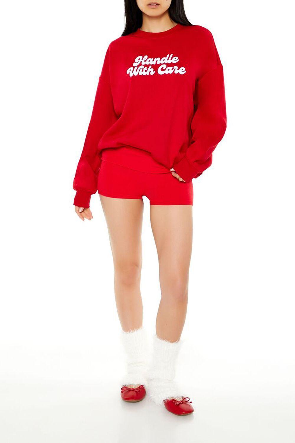 Handle With Care Graphic Pullover | Forever 21 Product Image