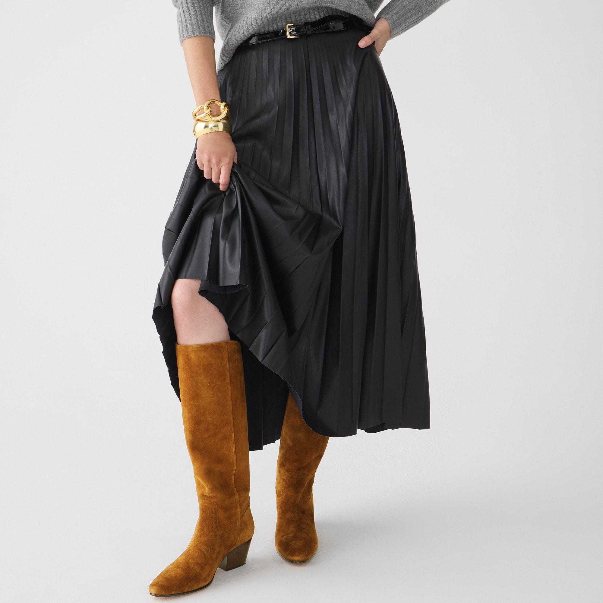 Piper knee-high boots in suede Product Image