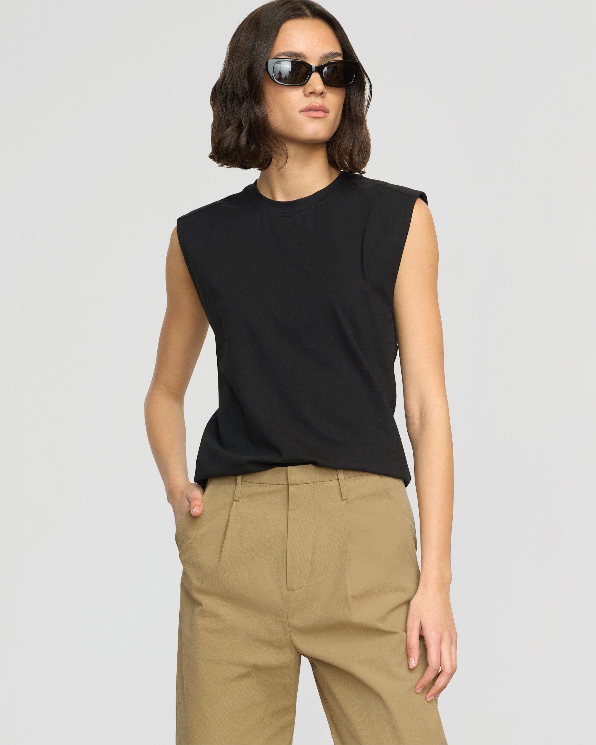 Nana Organic Cotton Structured-Shoulder Tee Product Image