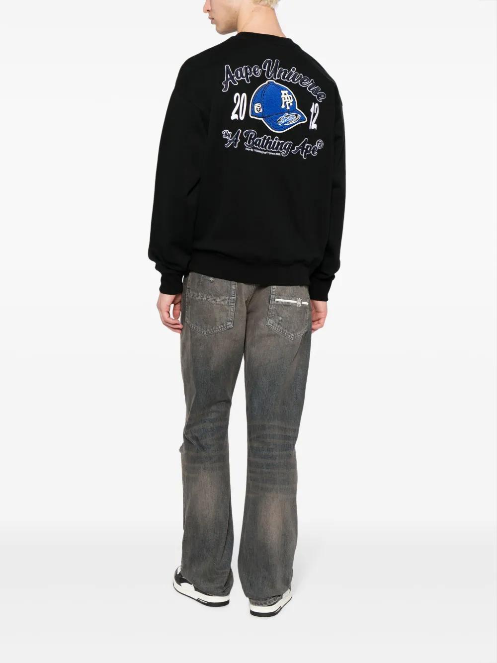 logo-embroidered patch sweatshirt Product Image