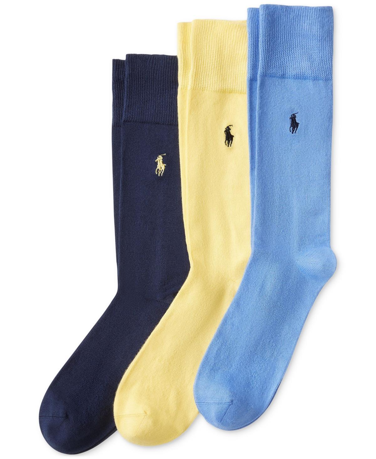 Polo Ralph Lauren Super Soft Flat Knit Socks - Pack of 3 Product Image