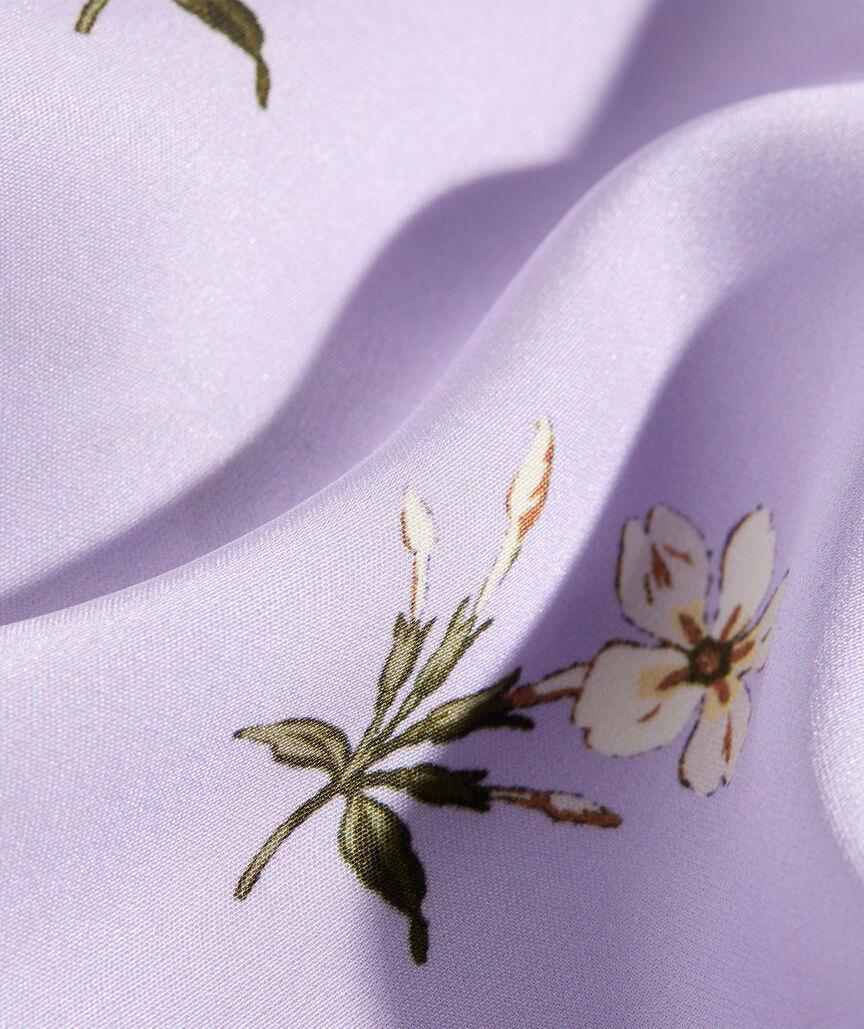 Satin Flutter-Sleeve Midi Slip Dress Product Image
