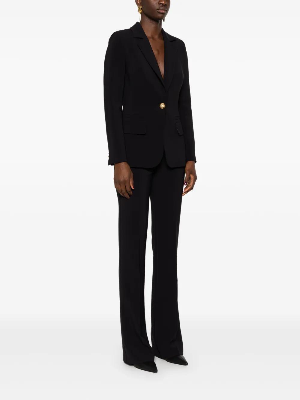 single-breasted crepe suit Product Image