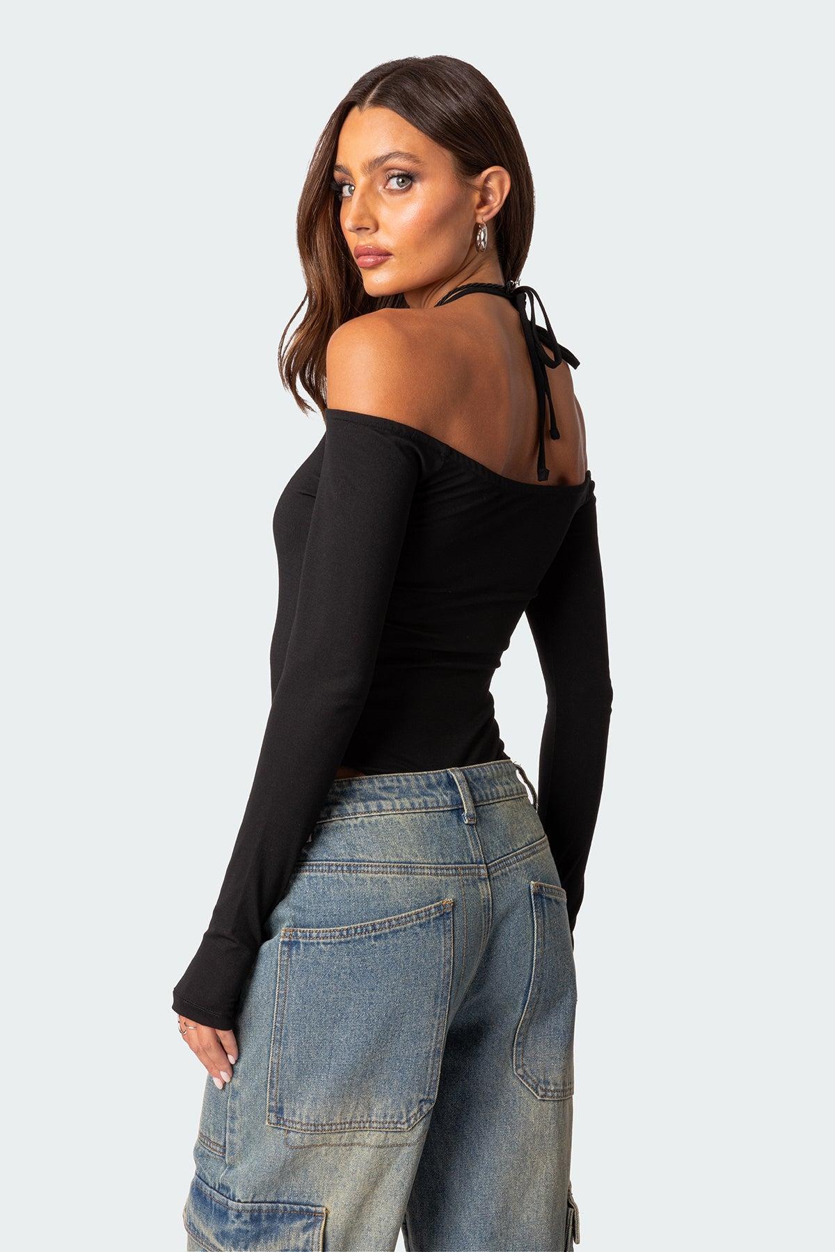 Model Off Duty Ribbed Bodysuit Product Image